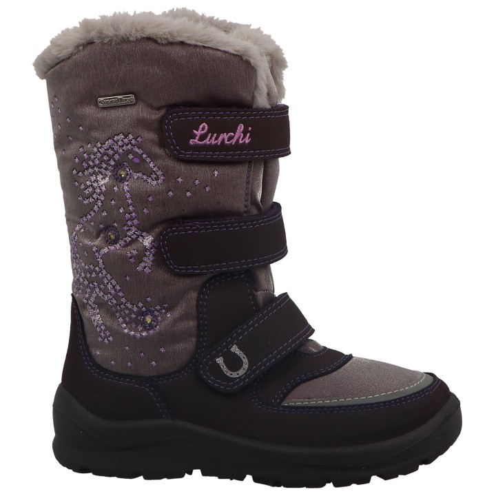 Lurchi Winterstiefel "Kalina-SYMPATEX Blinkschuh", Winterboots mit Blinkfunktion, Größenschablone zum Download