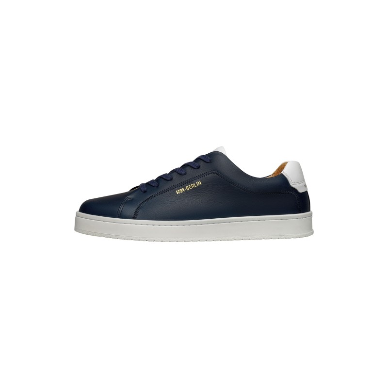 N91 Sneaker "Original Draft BB Herrensneaker", Turnschuh Leder handgefertigt, sportlicher Freizeitschuh Herren