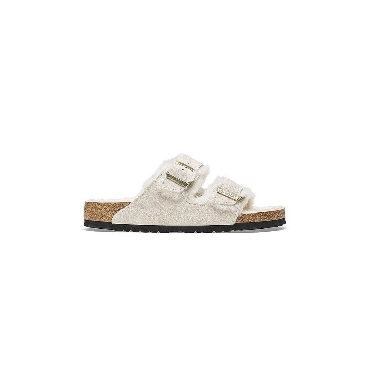 BIRKENSTOCK Pantoletten ARIZONA SHEARLING creme | 37