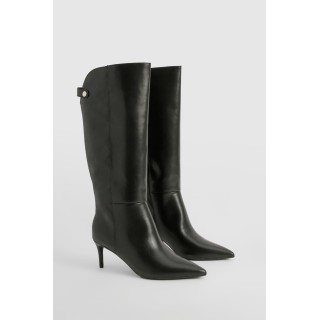 Kniehohe Stiletto-Stiefel - Black - 38, Black