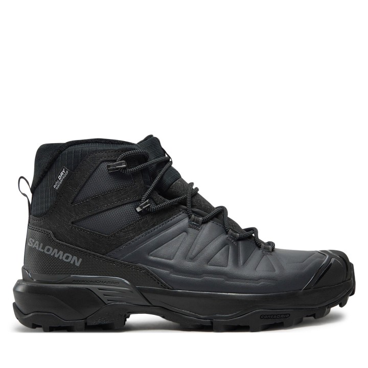 Trekkingschuhe Salomon X Ultra Snowpilot Waterproof L47585600 Schwarz