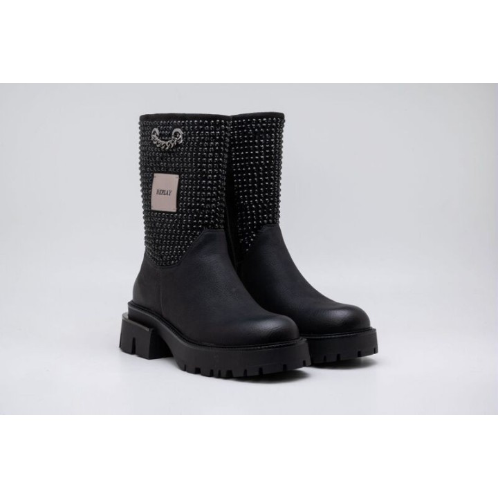 Replay Footwear Boot - NADINE BRIGHT - EU36 bis EU37 - für Damen - Größe EU37 - schwarz