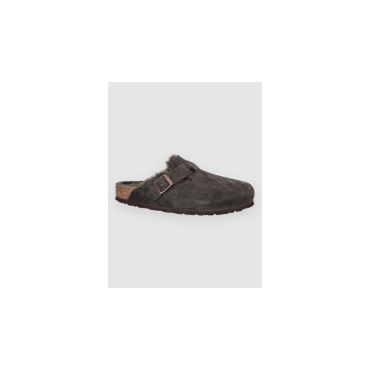 Birkenstock Boston Shearling Sandalen mocha