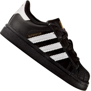 adidas Originals Superstar I Kleinkind-Sneaker Black/White