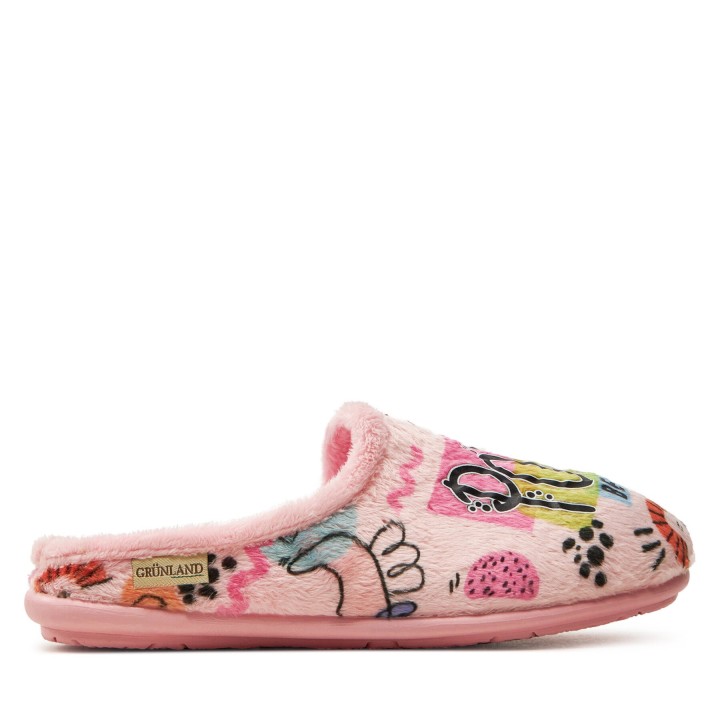 Hausschuhe Grünland Faye 3184 Rosa
