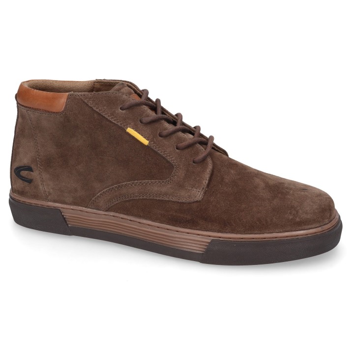 camel active Sneaker, Freiteitschuh, Schnürboots, High Top Sneaker mit durchgehender Sohle