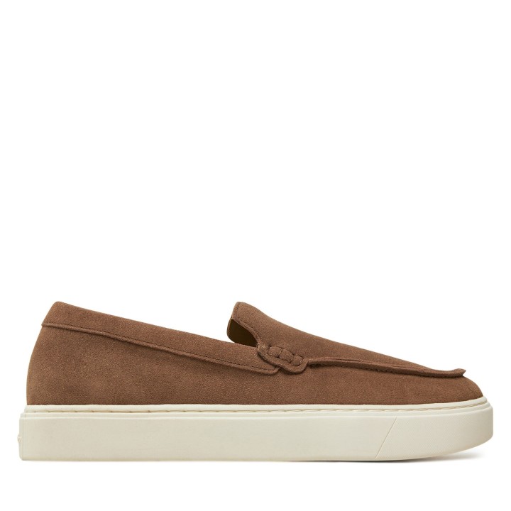 Halbschuhe Calvin Klein Moccasin Suede HM0HM01794 Braun