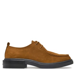 Halbschuhe Calvin Klein Apron Lace Up Nb HM0HM01636 Braun