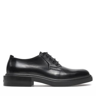 Halbschuhe Calvin Klein Postman Derby HM0HM01837 Schwarz