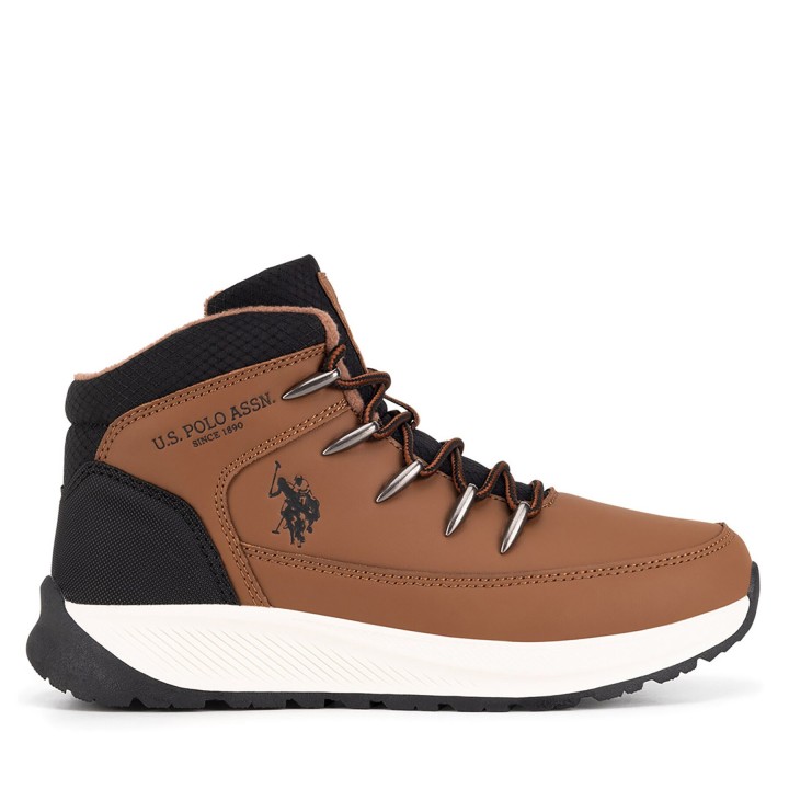 Schnürschuhe U.S. Polo Assn. LUKAS001K/DYT1 Braun