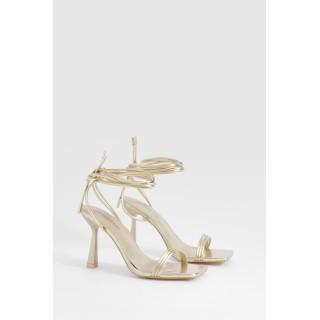 Riemchen-Heels - Gold - 37, Gold