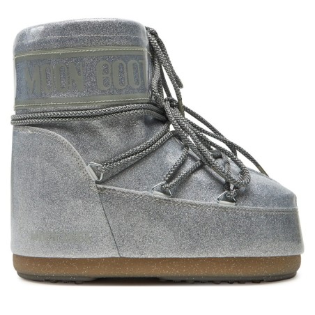 Schneeschuhe Moon Boot Icon Low Glitter 80D1409440 Silberfarben
