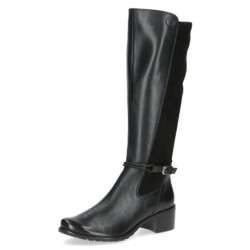 Caprice Stiefel, Blockabsatz, Langschaftstiefel, Businessstiefel mit Reißverschluss
