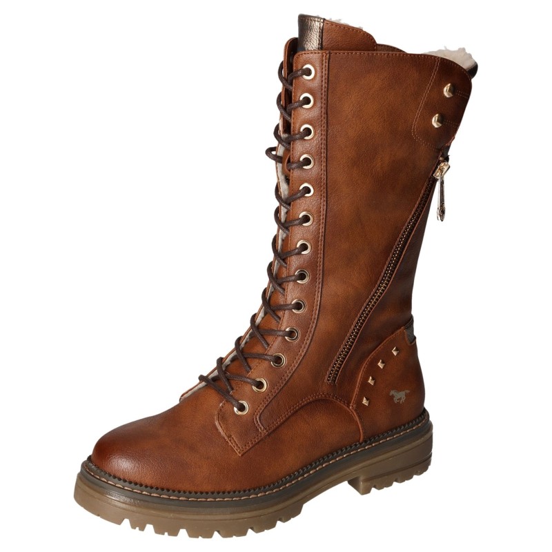 Mustang Shoes Winterstiefel, Schnürstiefel, Winterboots mit Innenreißverschluss