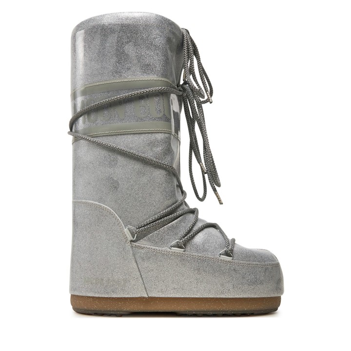 Schneeschuhe Moon Boot Icon Glitter 80D1402850 Silberfarben