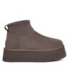 Schneeschuhe Ugg W Classic Mini Dipper 1168170 Grau