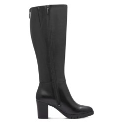 Tamaris Stiefel, Blockabsatz, Langschaftstiefel mit Ziernähten