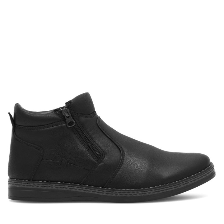 Schnürschuhe Lanetti MBS-CARDIFF-10 Schwarz