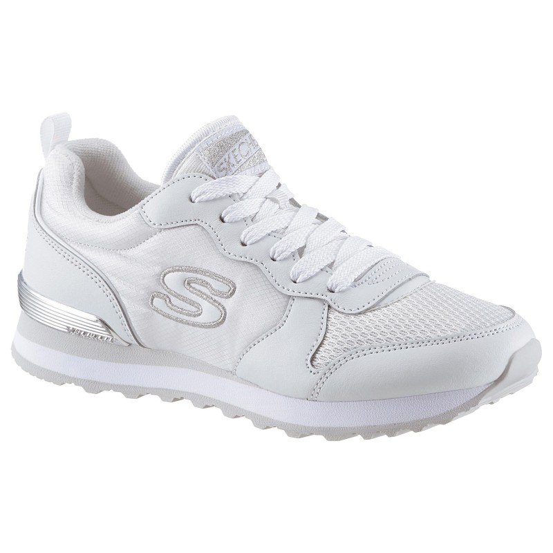 Skechers Sneaker "Gold´n Gurl", Freizeitschuh, Halbschuh, Schnürschuh mit Metallic-Details