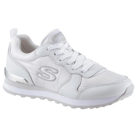 Skechers Sneaker "Gold´n Gurl", Freizeitschuh, Halbschuh, Schnürschuh mit Metallic-Details