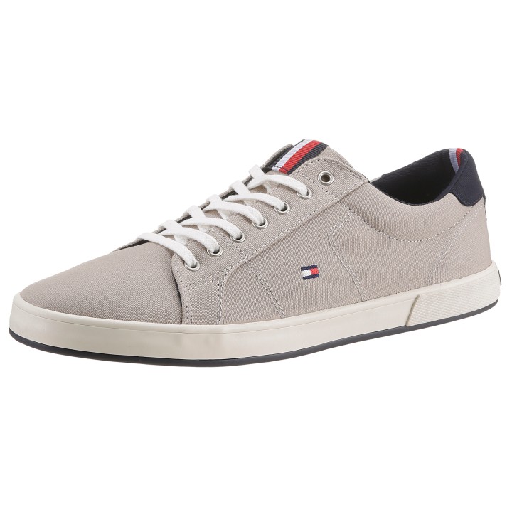Tommy Hilfiger Sneaker "ICONIC LONG LACE SNEAKER", Freizeitschuh, Halbschuh, Schnürschuh mit gespolstetem Schaftrand