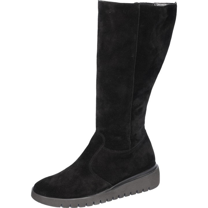 Waldläufer Winterstiefel "H-FLORENZ", Langschaftstiefel, Reißverschlussstiefel, mit Stretcheinsatz