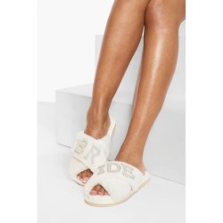 Hausschuhe Mit Bride Verzierung - Cream - L, Cream