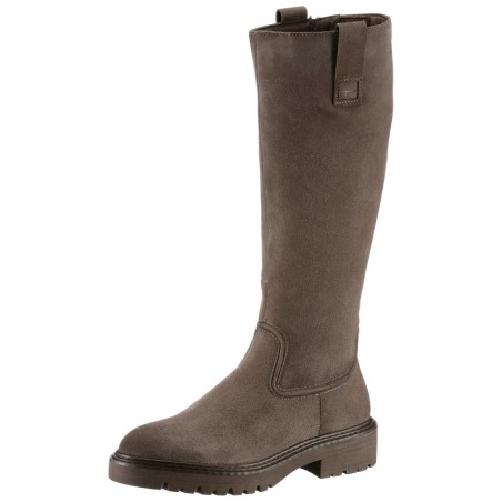 Tamaris Stiefel, Blockabsatz, Langschaft-Stiefel im Antik-Look