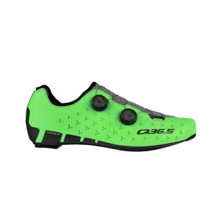 Schuhe Q36.5 Unique Road Fluor Grün, Größe 42,5 - EUR