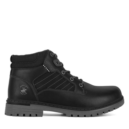 Schnürschuhe Beverly Hills Polo Club 23AB502 Schwarz