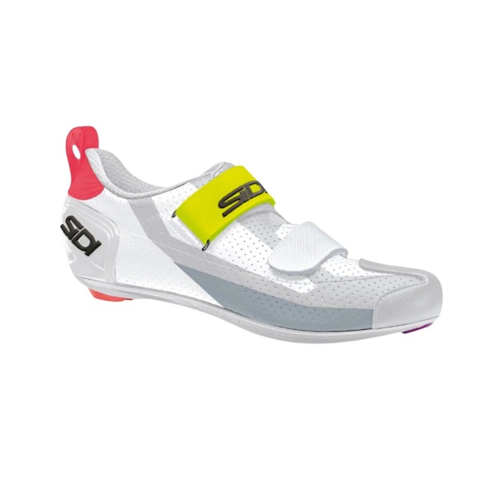 SIDI T-5 Air Schuhe Weiß Grau Gelb, Größe 41 - EUR