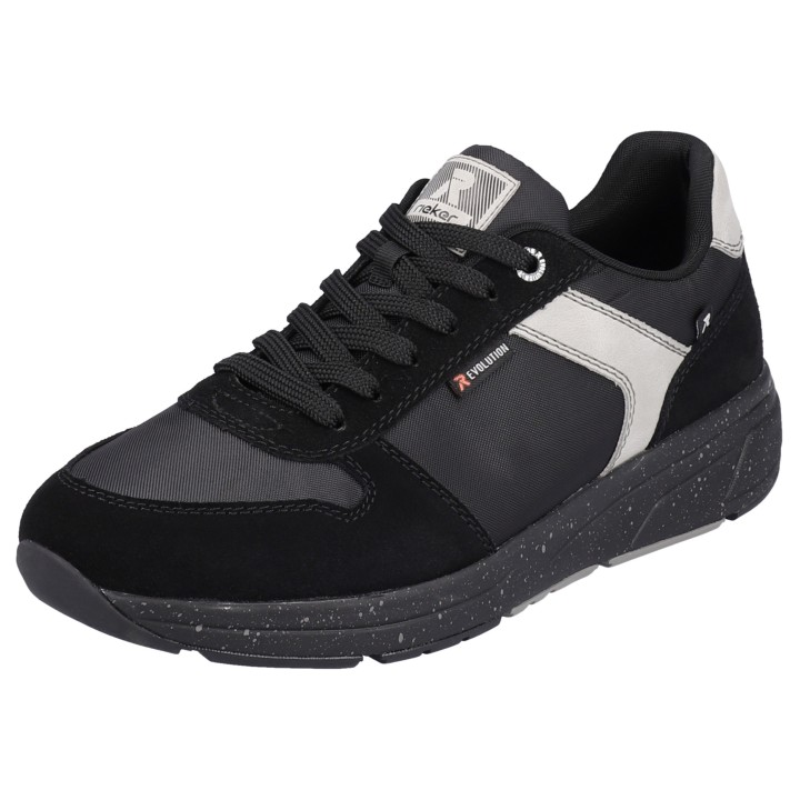 Rieker EVOLUTION Sneaker, Freizeitschuh, Halbschuh, Schnürschuh mit gepolstertem Schaftrand