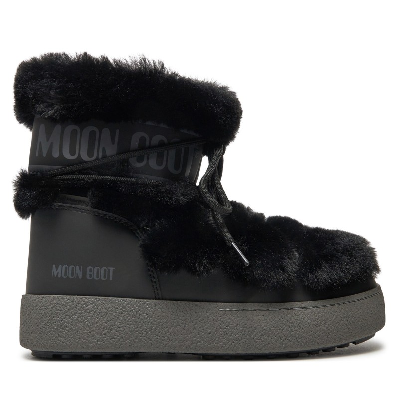Schneeschuhe Moon Boot Ltrack Tube Faux-Fur 80D2450130 Schwarz