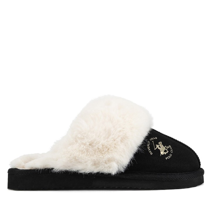 Hausschuhe Beverly Hills Polo Club WFA3417-1 Schwarz