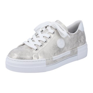 Rieker Sneaker, Freizeitschuh, Halbschuh, Schnürschuh mit Plateausohle
