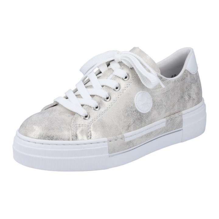 Rieker Sneaker, Freizeitschuh, Halbschuh, Schnürschuh mit Plateausohle