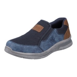 Rieker Slipper, Schlupfschuh, Freizeitschuh mit seitlichen Stretcheinsätzen, G-Weite