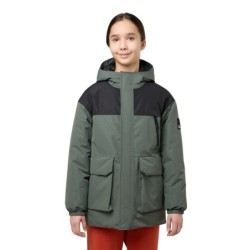 Jack Wolfskin Teen 2L Ins Parka Youth Wintermantel Teenager XS green slate green