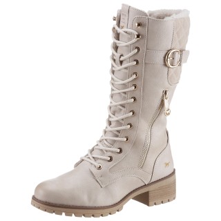 Mustang Shoes Winterstiefel, mit goldfarbenen Akzenten