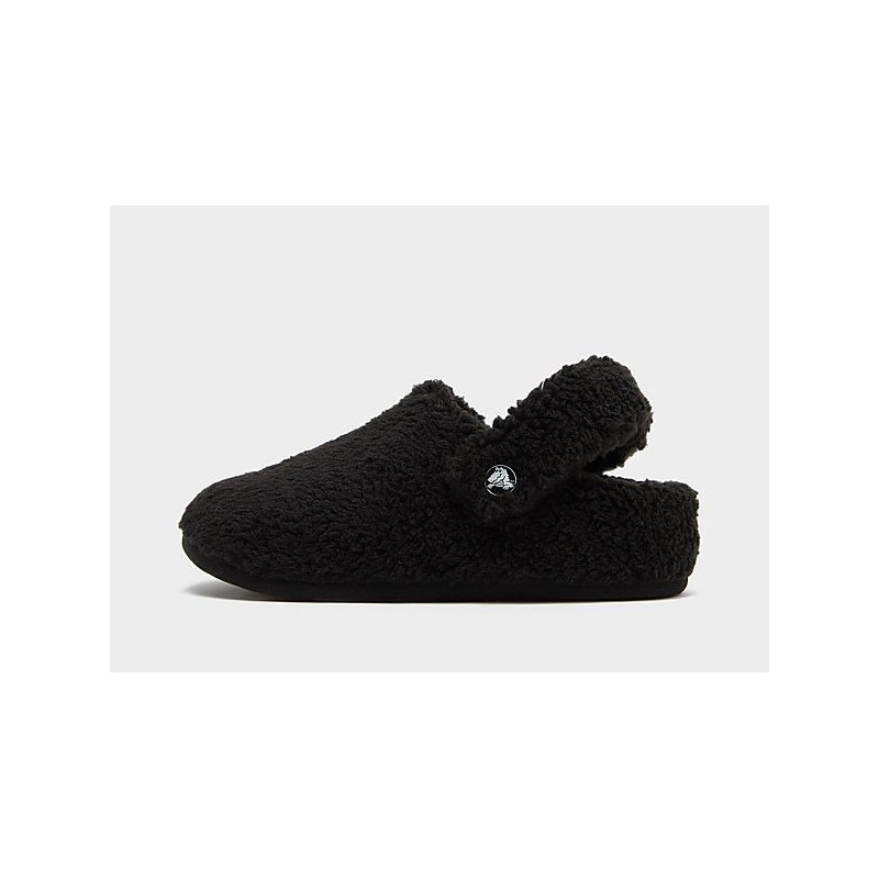 Crocs Classic Cozzzy Slipper Kleinkinder - Black, Black