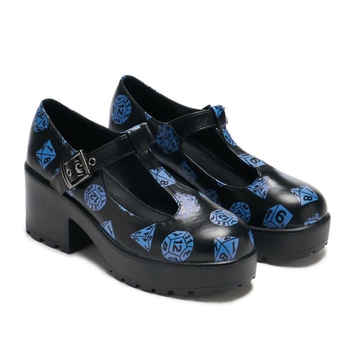 KOI  KOI x D&D Sai Mary Janes 'Saving Throw Edition'  High Heels  schwarz/blau