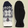 Vail Polar Mittens S beige - Farbe offwhite marine midnightnavy