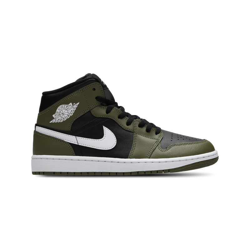 Jordan Aj1 Herren Schuhe - Schwarz - Größe: 40 - Leder - Foot Locker