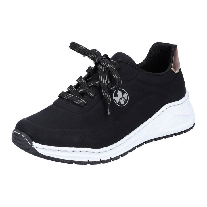 Rieker Sneaker, mit MemoSoft-Innensohle, Freizeitschuh, Halbschuh, Schnürschuh