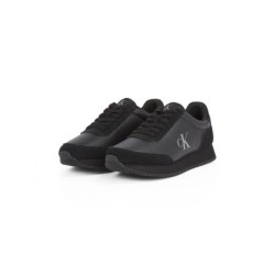 Calvin Klein Jeans Sneaker "RUNNER LACEUP LOW MIX MG", Freizeitschuh, Halbschuh, Schnürschuh mit seitlichem CK-Logo