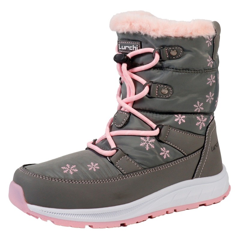 Lurchi Winterstiefel "Alby-TEX", Sschneeboots mit Schneeflocken, Größenschablone zum Download