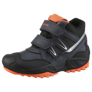 Geox Winterstiefel "J NEW SAVAGE BOY B ABX", Klettstiefel, Babystiefel Snowboots mit Reflektoren