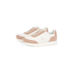 Calvin Klein Jeans Sneaker "RUNNER LACEUP LOW MIX MG", Freizeitschuh, Halbschuh, Schnürschuh mit seitlichem CK-Logo