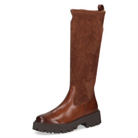 Caprice Winterstiefel, Blockabsatz, Stiefel, Langschaftstiefel in bequemer Weite