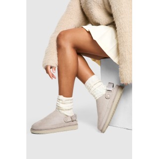 Klobige Clogs - Beige - 36, Beige